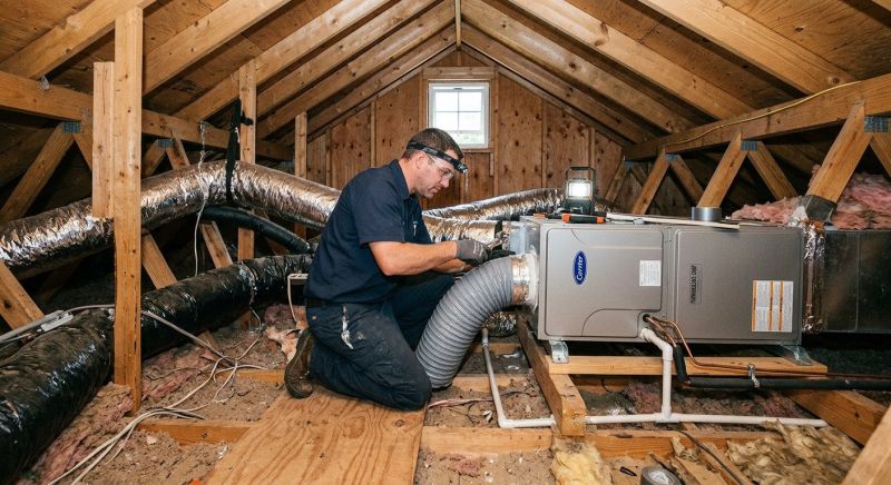Attic Furnace Installation in Kansas City, MO