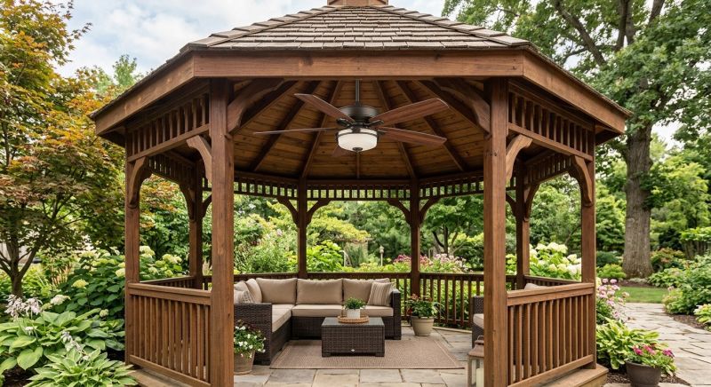 Gazebo Fan Installation in Littleton, CO